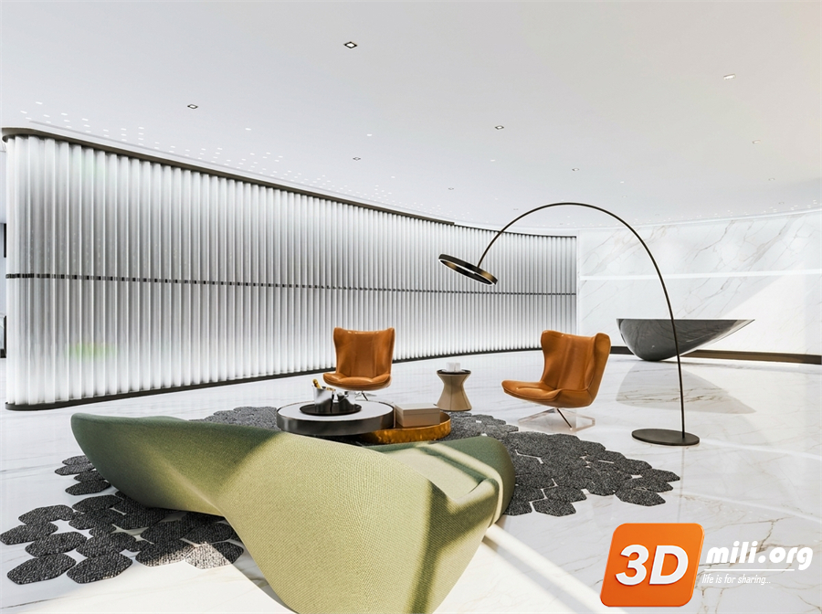 Lobby front desk Skp Files 